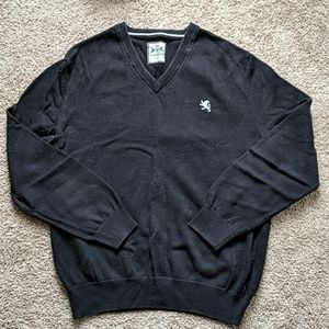 Express Men's Classic Black V-Neck Sweater